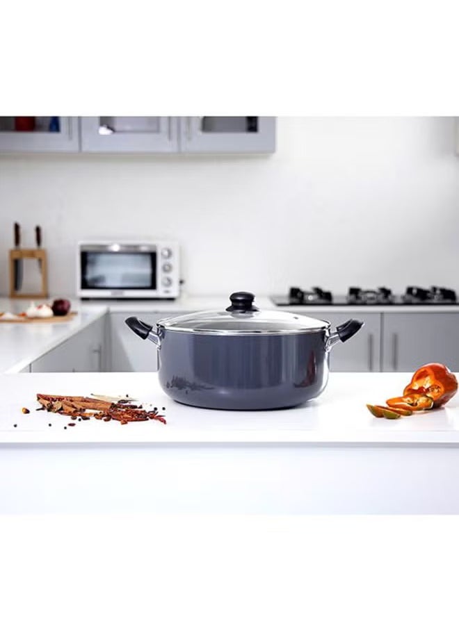 Non-Stick Aluminum Casserole Grey/Black 26cm - pzsku/Z77689DB98E5665FAB34AZ/45/_/1721726033/48bfea84-9c04-484f-85c8-581b9662c60d