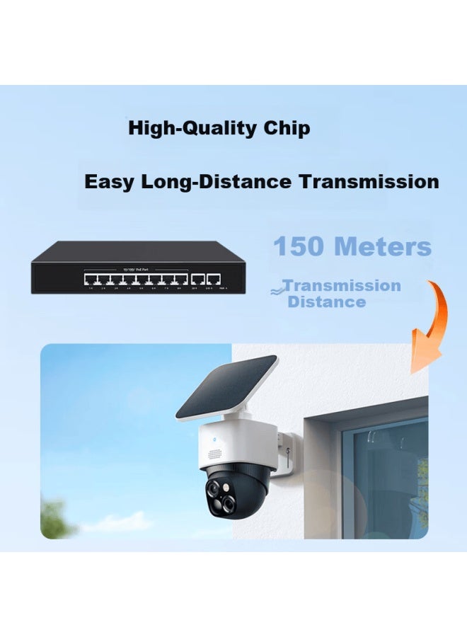 Nvv 100mbps Poe Splitter Isolated Power Module 1-to-2 48v To 12v 1.2a Fully Compatible For Surveillance Switch Network Camera Adapter - Image 5