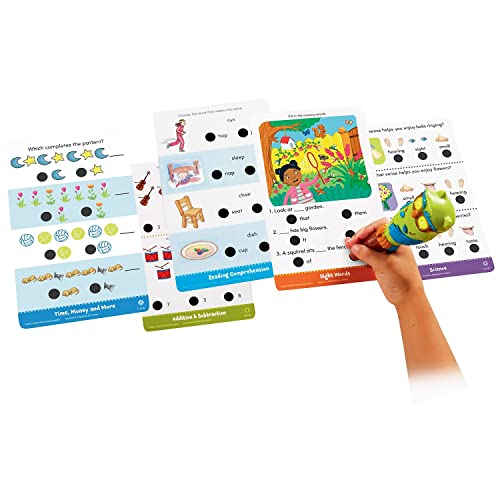 Educational Insights Hot Dot Jr. Succeeding in School Set with Highlights, Homeschool & School Readiness, 160 Multi-Subject Lessons, Interactive Pen Included, Ages 5+ - Image 3