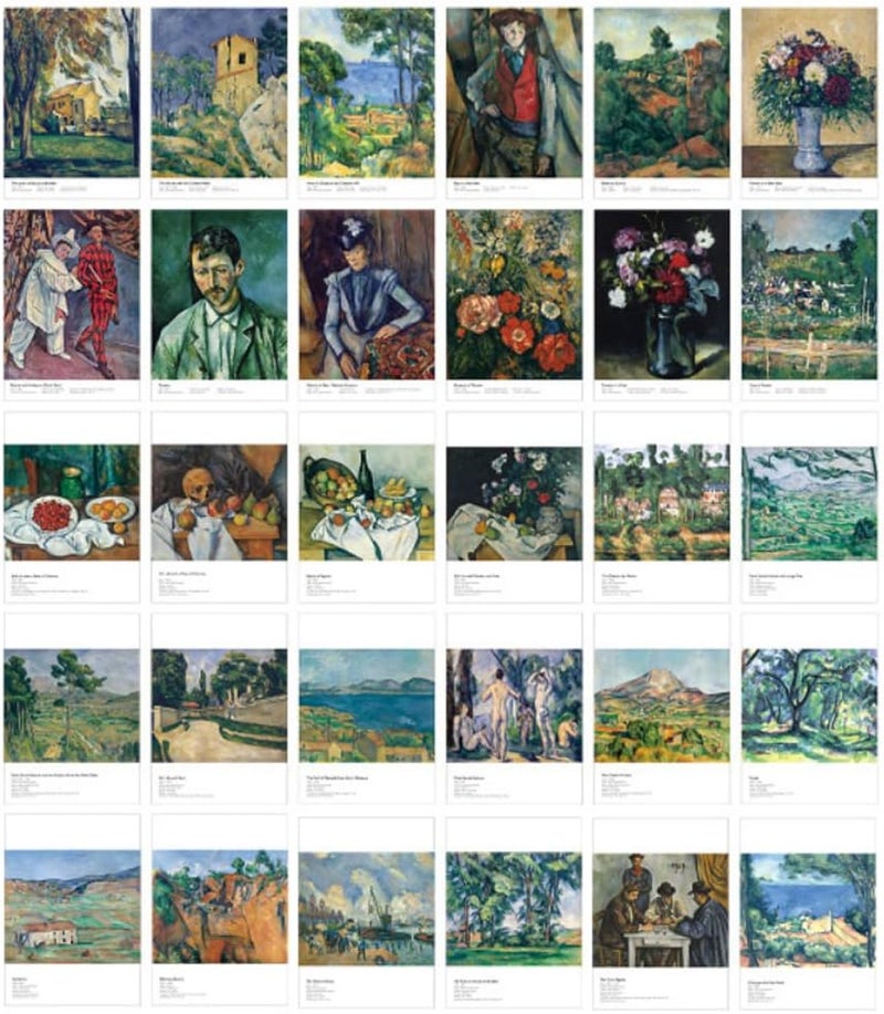 HOSTEESSCHOICE Beautiful Art Postcards set of 30 Paul Cézanne Post card variety pack Famous Painting Scenery,4 x 6 Inches - Image 1