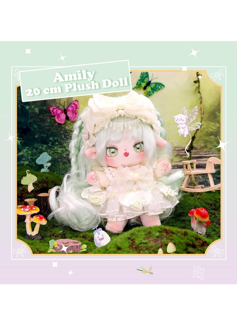 General Plush dolls, 20cm cotton dolls with skeletons, soft anime plush dress up dolls, cute toy gifts, doll clothes included  - Image 2