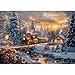 Yunlus Jigsaw Puzzles for Adults 1000 Pieces Christmas Puzzles Impossible Hard Difficult Challenging Puzzles for Adults Snowy Journey Winter Holiday Jigsaw Puzzle 1000 Pieces 28 x 20 inch - Image 2