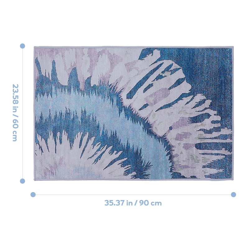 2 pcs Home Use Thickened Carpet Home Use Mat Decor Floor Mat Ornament - Image 2