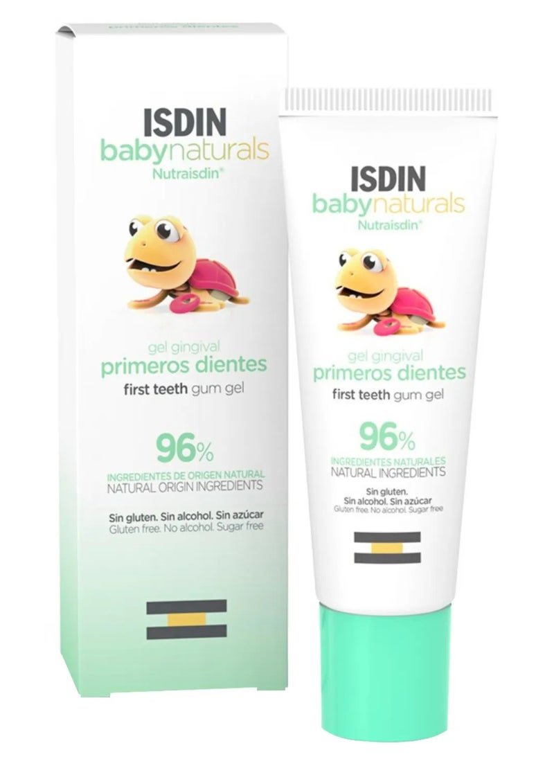 ISDIN - Baby Naturals First Teeth Gum Gel 30ml - Image 1
