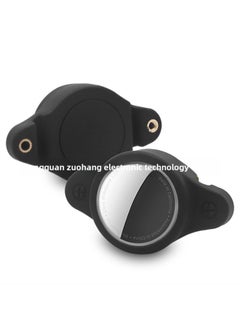 Waterproof Silicone Protective Case For Apple AirTag Tracker For Apple Pet Tracker Silicone Case-Color:Black-Applicable Model:Applicable Airtag Protective Sleeve