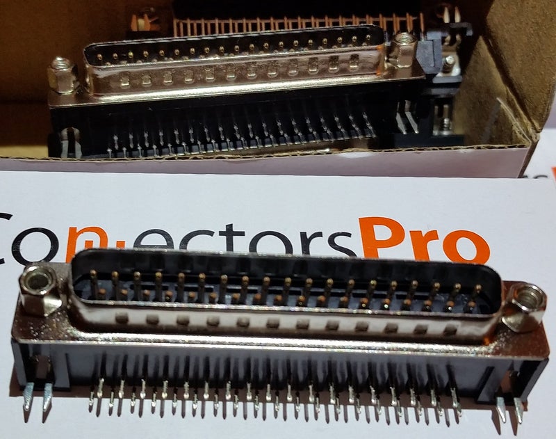 Connectors Pro Pc Accessories - Connectors Pro 6-Pack DB37 Male Right Angle PCB Mount Connector, D-Sub 37 Pins 90 Degree PC Board DR37 M, 6-PK - Image 5