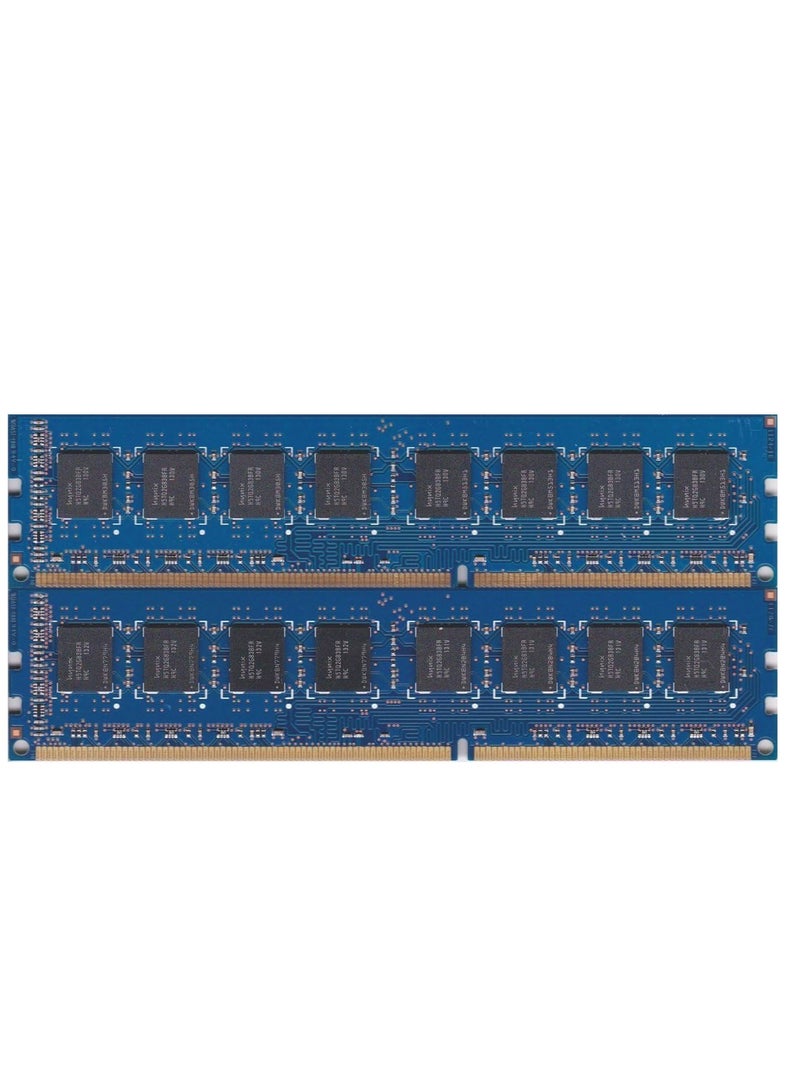 "8GB Kit, 2 × 4GB 240-Pin DIMM, DDR3 PC3-10600U, Dual Rank, Non-ECC RAM Module" - Image 2