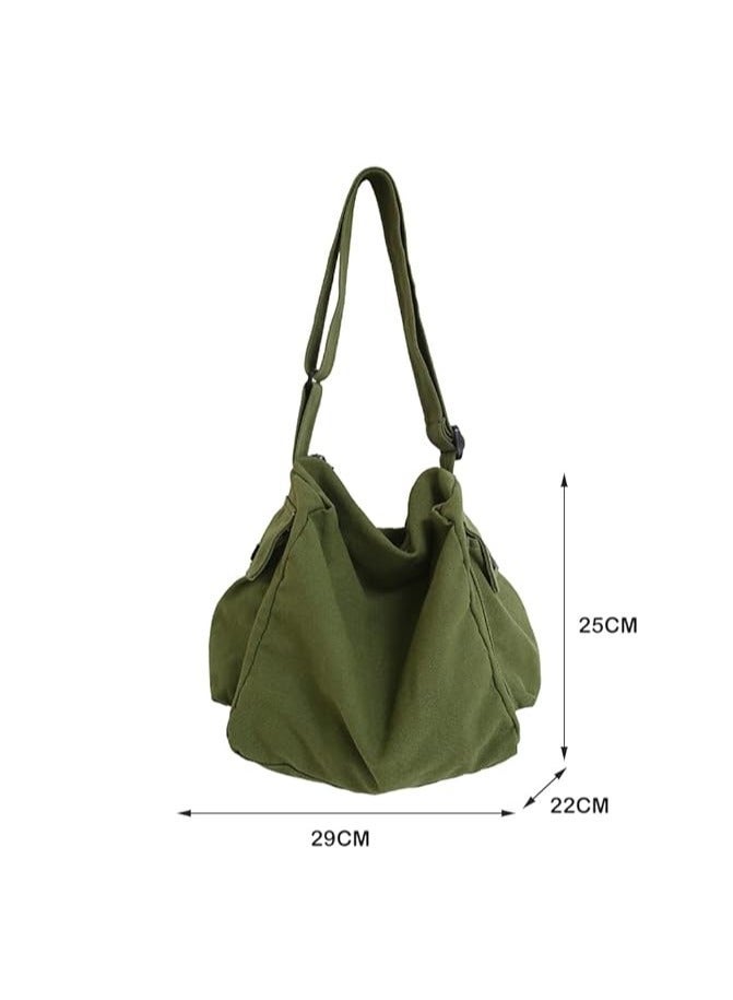 JQWSVE Canvas Shoulder Crossbody Bag - Image 4
