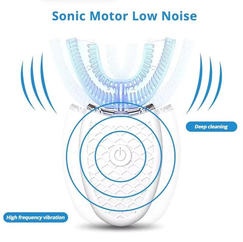 Sonic Automatic Electric Toothbrush For Adult U Shaped 360 Degree Toothbrush USB Rechargeable Teeth Cleaning & Whitening Brush - Image 4