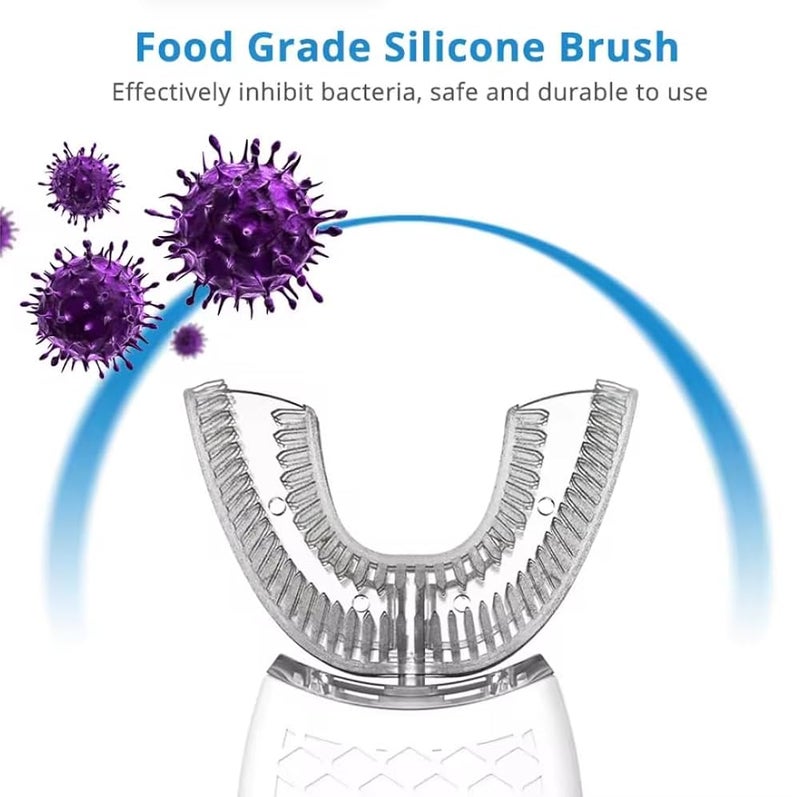 Sonic Automatic Electric Toothbrush For Adult U Shaped 360 Degree Toothbrush USB Rechargeable Teeth Cleaning & Whitening Brush - Image 3