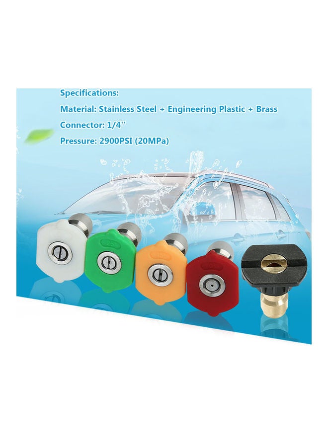 KKmoon 5-Piece Pressure Washer Nozzle Kit - Image 4