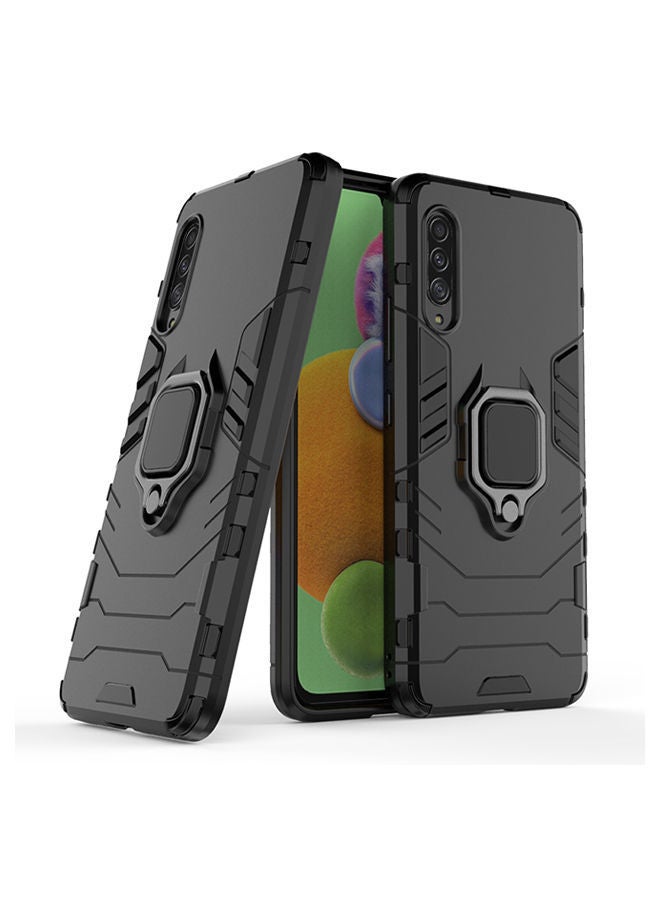 NIBEMINENT Protective Case Cover With Finger Ring For Samsung Galaxy A90 5G Black - Image 3