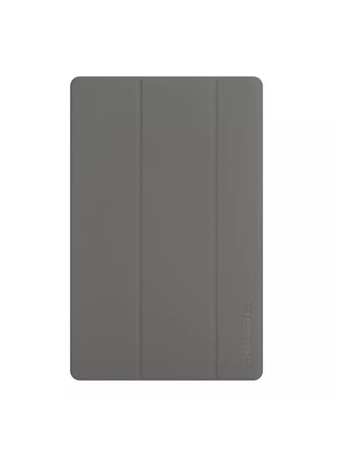 جرين تايجر حافظة ذكية للكمبيوتر اللوحي Teclast T40 Pro ذات 3 طيات مصنوعة من الجلد باللون الرمادي - Image 2