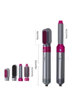 5 in1Hair Curling Wand Curling Iron Roll Brush Hair CombHot Air Brush, Ionic Hair Dryer and Volumizer, Blow Detachable Dryer,Curling Iron Roll Brush Hair Comb Hot Air Brush for Straightening - pzsku/Z77696878BA04AF629D6FZ/45/_/1729052414/4ae345f4-fb04-4a67-b873-aaa1a712231b