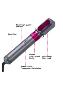 5 in1Hair Curling Wand Curling Iron Roll Brush Hair CombHot Air Brush, Ionic Hair Dryer and Volumizer, Blow Detachable Dryer,Curling Iron Roll Brush Hair Comb Hot Air Brush for Straightening - pzsku/Z77696878BA04AF629D6FZ/45/_/1729052415/3ec35f85-a2a7-4f10-bb17-18e0ed8349ef