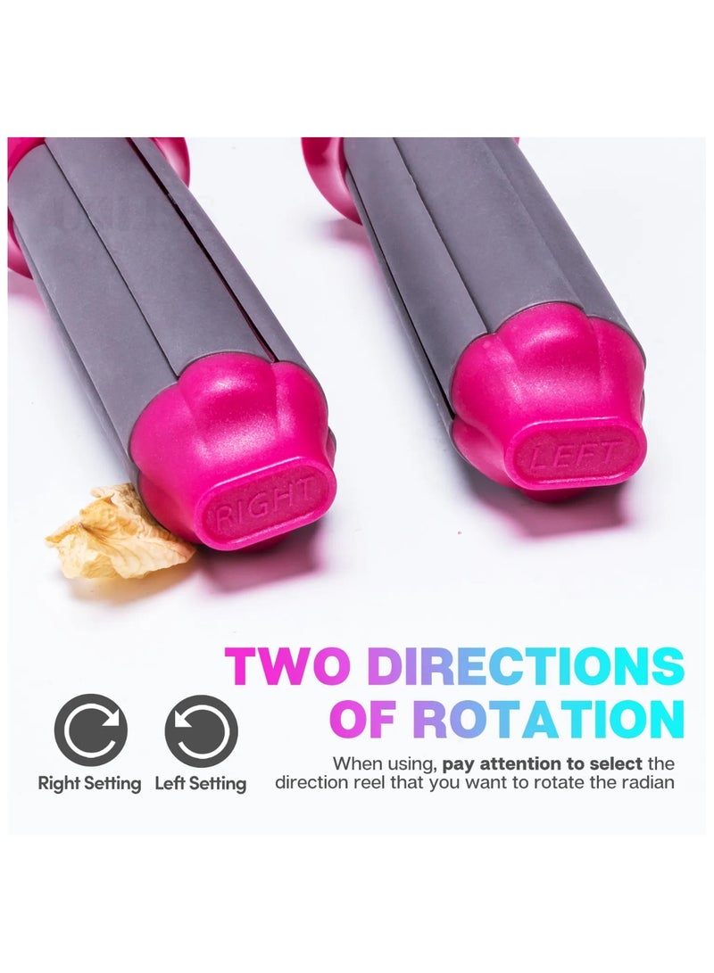 5 in1Hair Curling Wand Curling Iron Roll Brush Hair CombHot Air Brush, Ionic Hair Dryer and Volumizer, Blow Detachable Dryer,Curling Iron Roll Brush Hair Comb Hot Air Brush for Straightening - Image 4