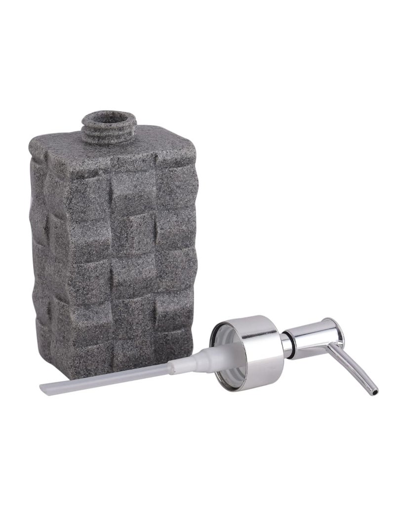 Classic Design Liquid Soap Dispenser 1 Piece Material Polyresin Capacity 300ml Colour Grey - Image 4