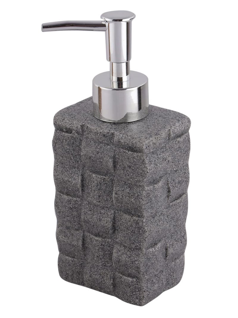 Classic Design Liquid Soap Dispenser 1 Piece Material Polyresin Capacity 300ml Colour Grey - Image 3