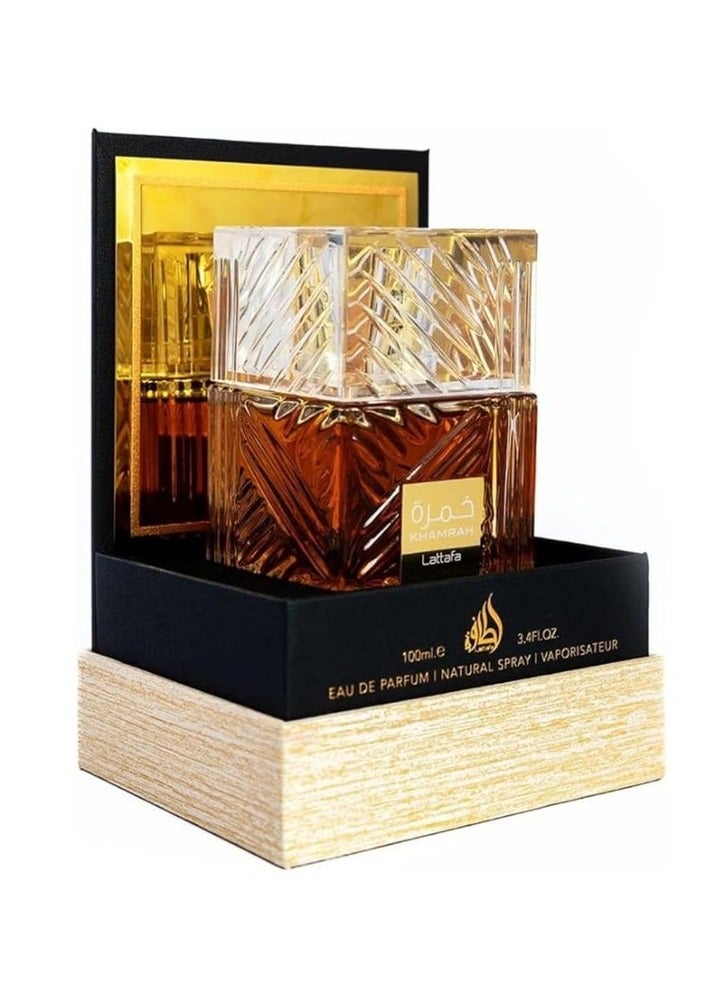Lattafa Khamrah Unisex EDP by Lattafa 100ml - Image 1