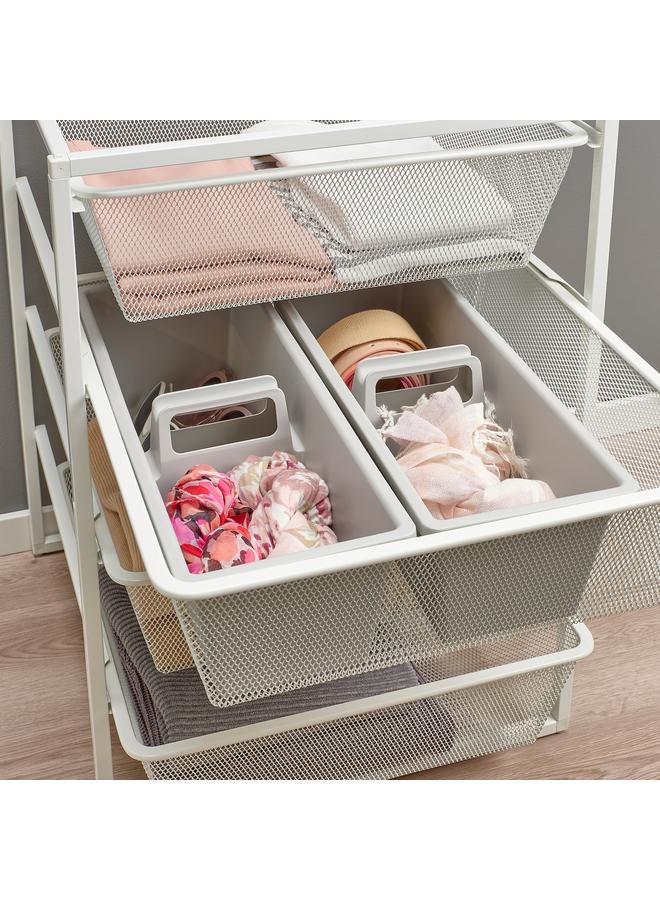 إيروريكس ملحق مع مقصورات، رمادي فاتح، 48X18X14 سم - Image 4