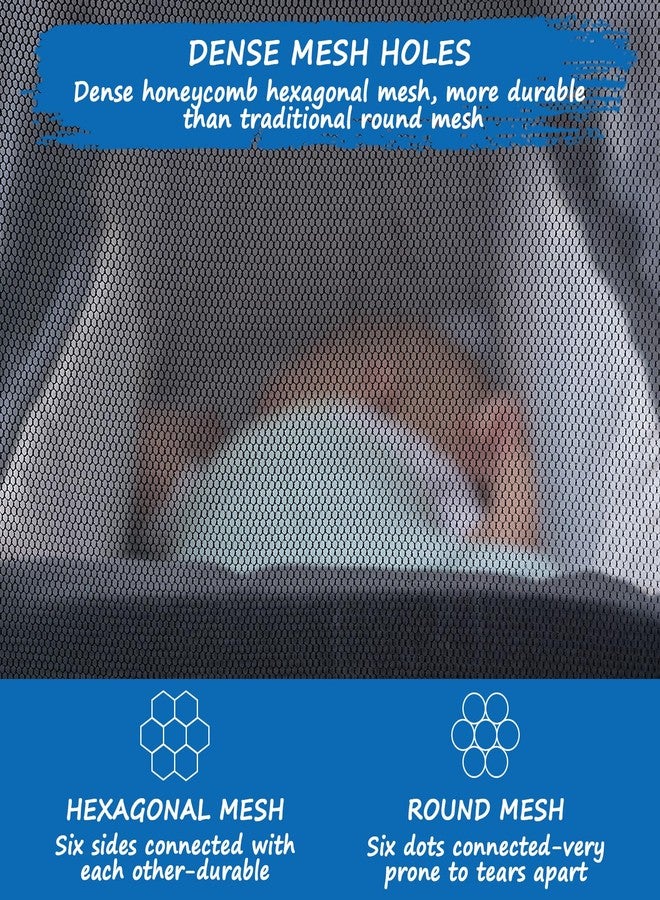 Coldwind Baby Mosquito Net for Stroller, Reusable Bug Net for Stroller, Playards, Pack N Plays and Portable Mini Crib, Portable & Durable Baby Insect Netting, Black - Image 4
