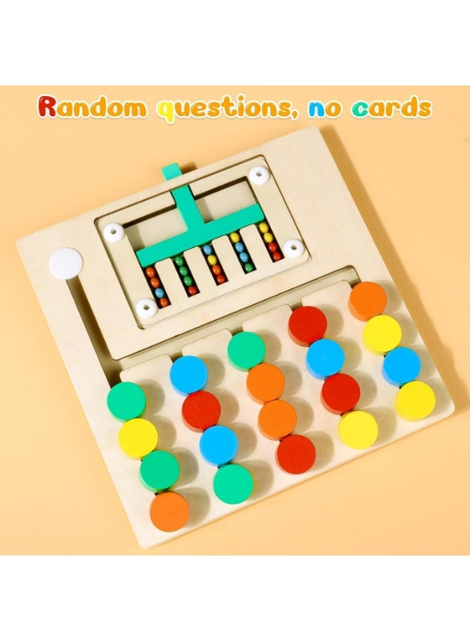 Color Matching Puzzle Toys, Montessori Brain Teasers Game for Kids Age 3, 4, 5, 6, 7 Years Old, Road Trip Toys for Boys & Girls, Handheld Games for Travel, Ideal Birthday Gifts - Image 2