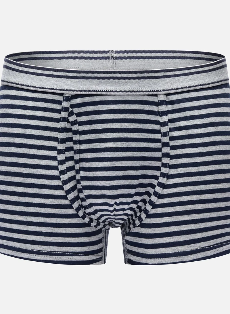 GIORDANO Men’s Cotton Stretch Jersey Trunks 3‑Pack Essentials