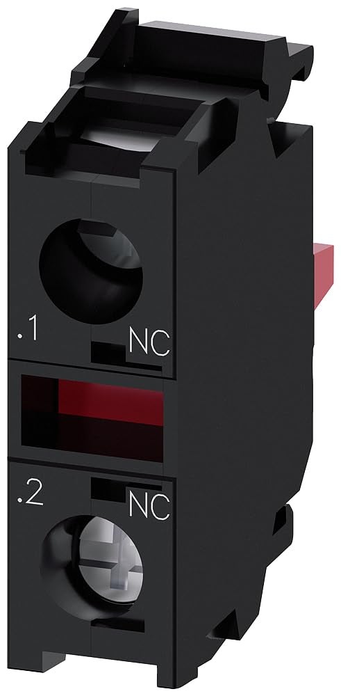 SIEMENS Siemens 3SU14001AA101CA0 CONTACT MODULE WITH 1 CONTACT ELEMENT 1NC SCREW TERMINAL 