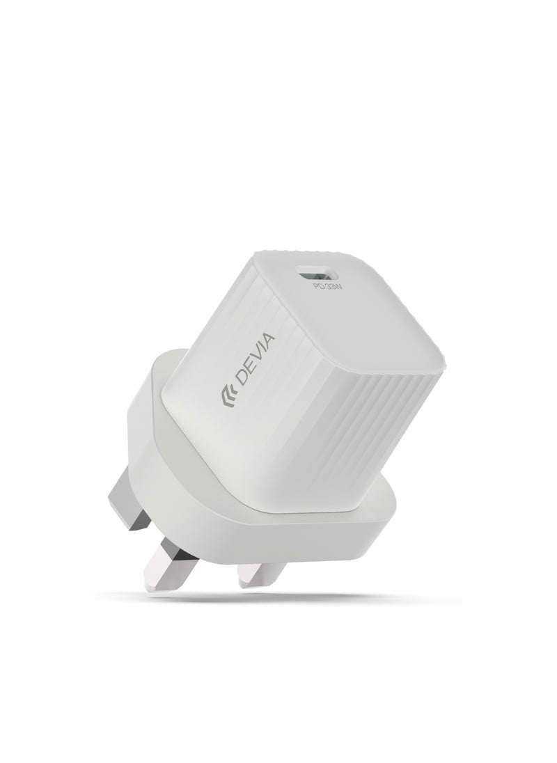 The Devia 33W BD Wall Charger is a fast charger that allows you to charge your devices quickly and safely. The charger features a 33W BD port. This allows it to charge your devices up to 55% in 30 minutes. - pzsku/Z7769B8EF55FF8E2E3981Z/45/_/1716815464/b2e1b791-7dcc-4dbe-b371-2d98ba3d8c11