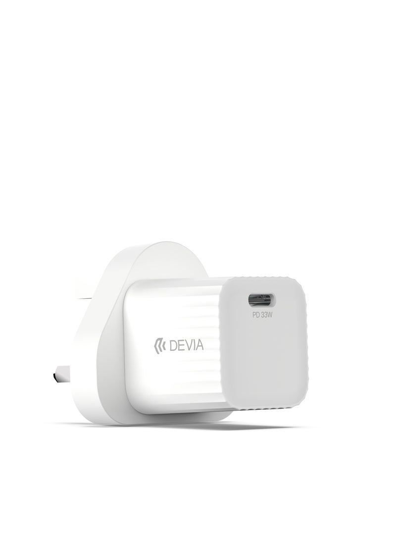 The Devia 33W BD Wall Charger is a fast charger that allows you to charge your devices quickly and safely. The charger features a 33W BD port. This allows it to charge your devices up to 55% in 30 minutes. - pzsku/Z7769B8EF55FF8E2E3981Z/45/_/1716815474/7583170c-bf6a-445c-93c3-a585326bed4e