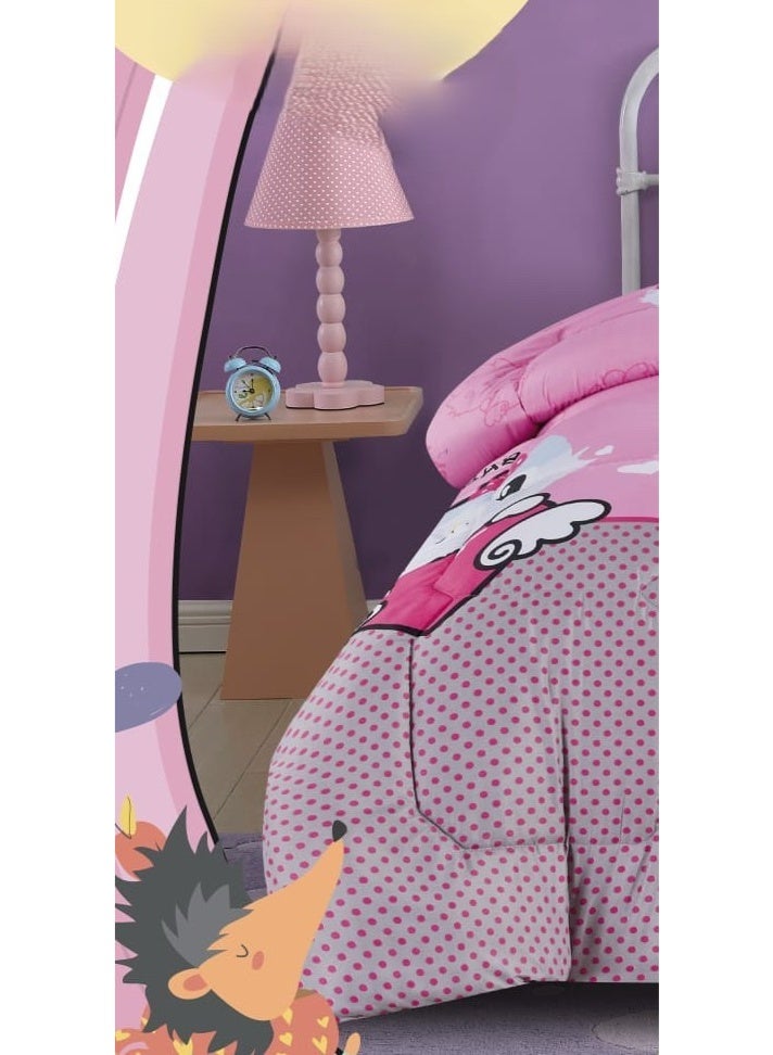 مون مفرش نفر حشوة رسومات اطفال لراحة طفلك - Image 2