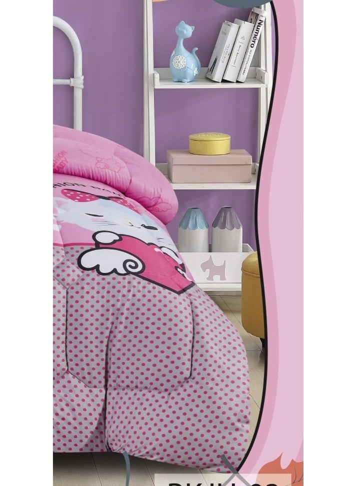 مون مفرش نفر حشوة رسومات اطفال لراحة طفلك - Image 4