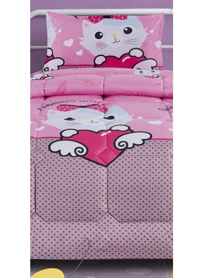 مون مفرش نفر حشوة رسومات اطفال لراحة طفلك - Image 3