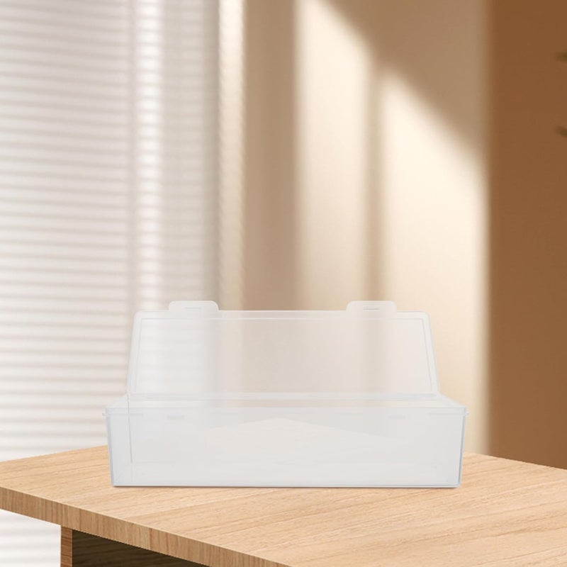 FRCOLOR Playing Card Case Holder Dustproof Card Storage Box with Lid Desk Organizer - Image 4