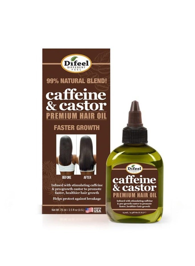 ديفيل زيت الشعر الفاخر ديفيل بالكافيين والخروع 75 مل