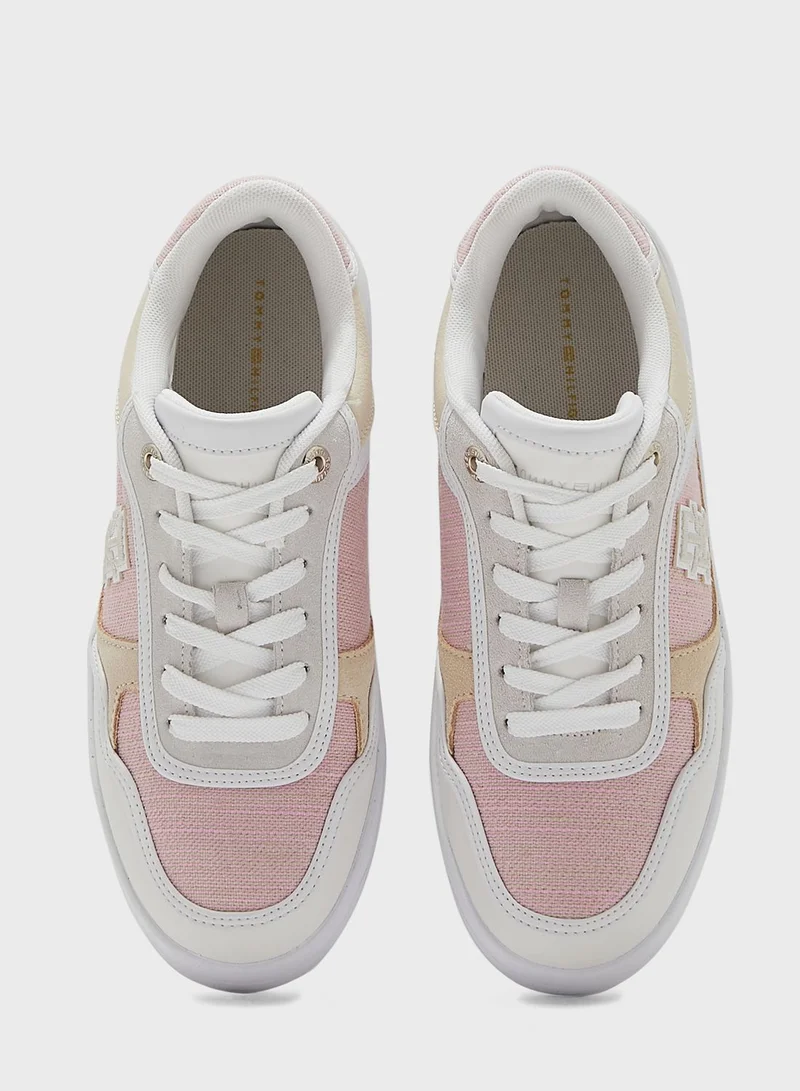 TOMMY HILFIGER Woven Basket Low Top Sneakers