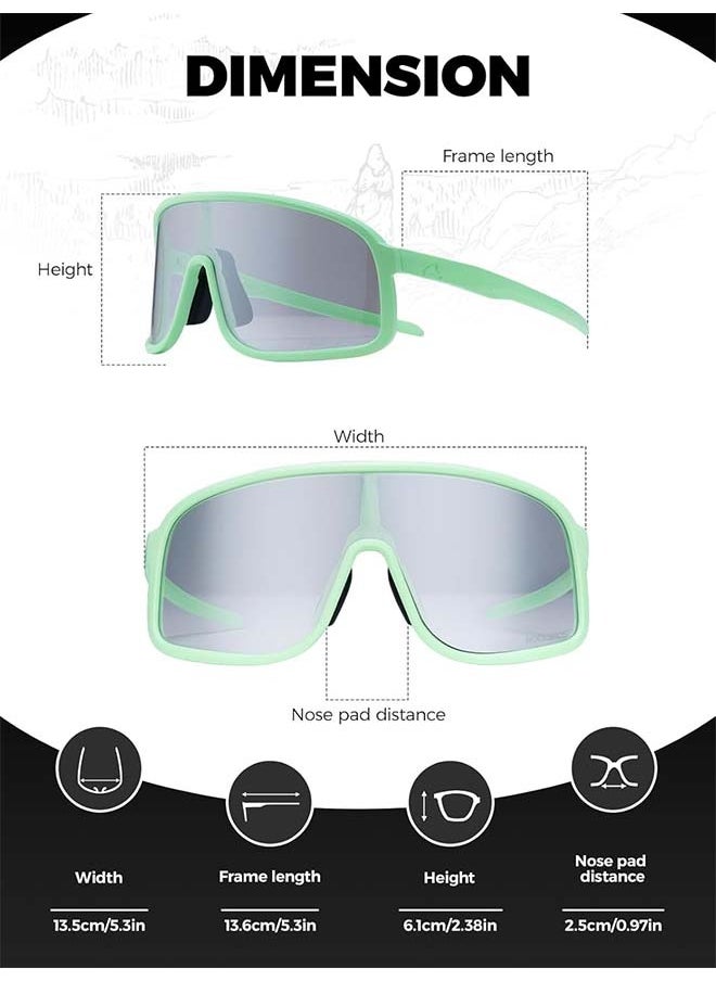 Rockbros ROCKBROS Photochromic Sunglasses for Men Women Cycling Glasses UV Protection Sports Sunglasses  - Image 5