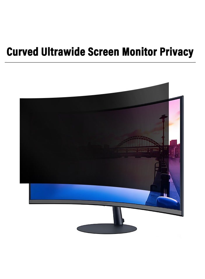 EZYTEK 23.8 Inch Computer Privacy Screen Filter for 16:9 Widescreen Monitor, Removable 23.8 inch Anti Blue Light Glare Privacy Shield, Anti Spy Security Protector  - Image 1
