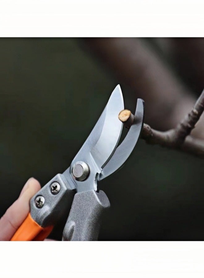 ARUWA Pruners Steel Handle Garden Shear Kit, Plant Pruning Scissors Garden Cutter Flower Shears Hand, Tree Trimmers Secateurs Clipping Shears for Gardening, Ergonomic Gardening Tools, Gardener's Gift - Image 2