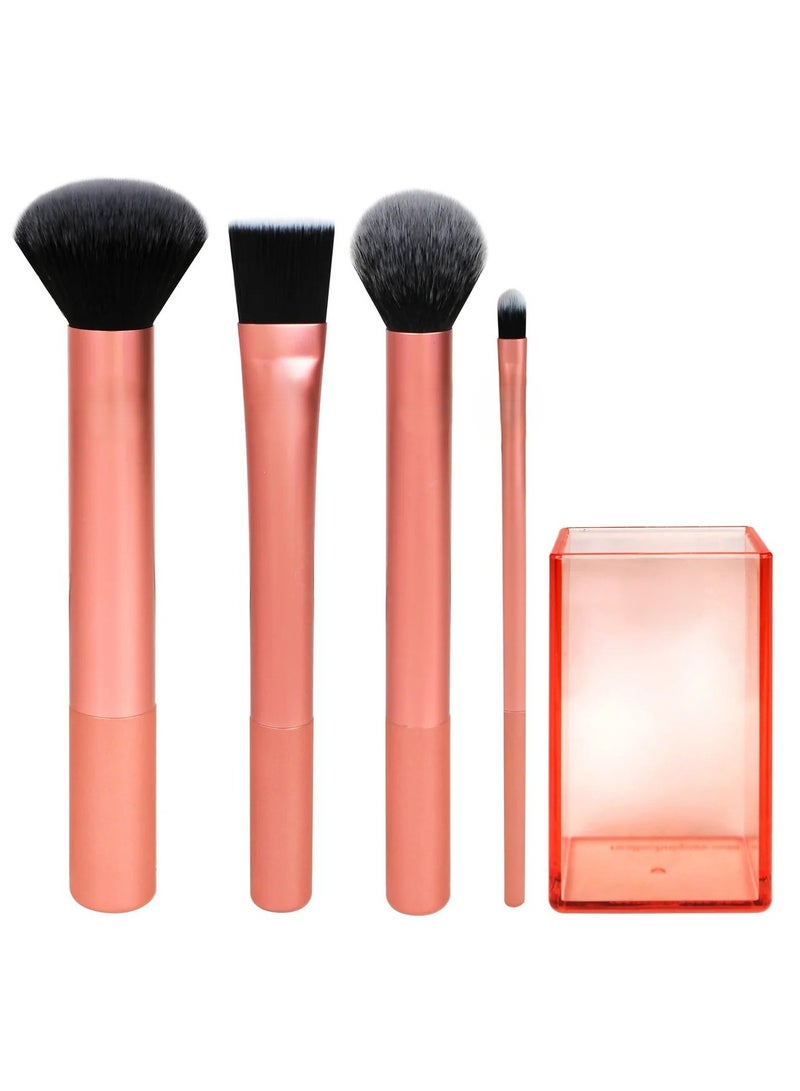 Exotic 4-Piece Cruelty Free Flawless Base Brush Set - Image 1