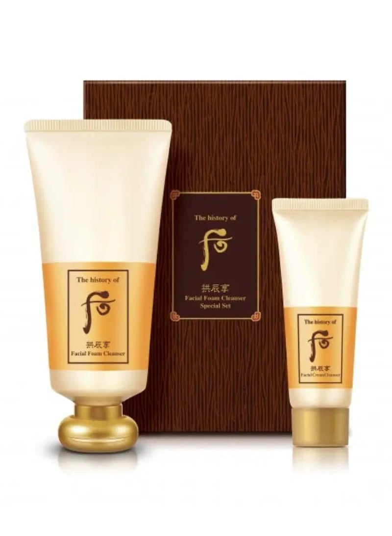 The history of Whoo Whoo Gongjinhyang Facial Foam Cleanser Special Set, 16.0 Ounce