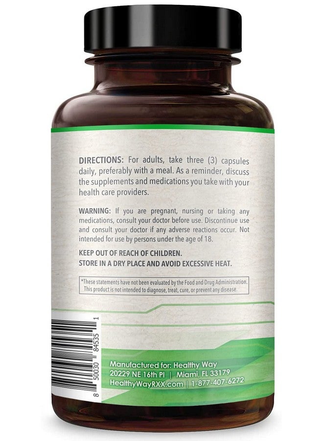 HealthyWayRx مكمل HealthyWayRx 1500 ملغ SAM-e - كبسولات S-Adenosyl-L-Methionine عالية القوة 1500 ملغ لكل حصة لدعم المفاصل والدماغ والكبد والمزاج - مكمل Same عالي الامتصاص غير معدّل وراثيًا (60 حصة) - Image 3