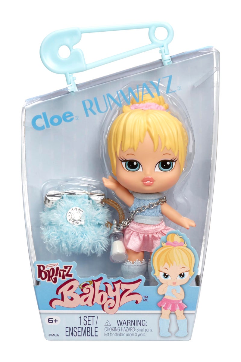 Bratz Babyz Runwayz Cloe Collectible Fashion Doll with Real Fashions - Image 2