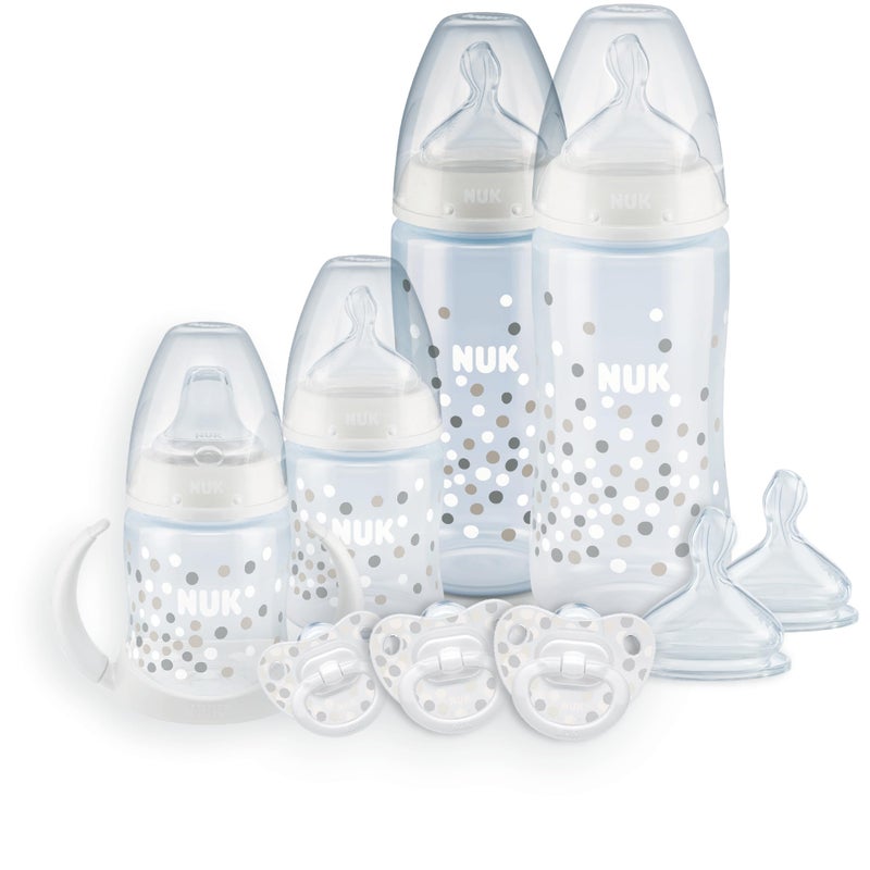 NUK Smooth Flow Anti-Colic Bottle Newborn Gift Set, 0+ Months - Image 1