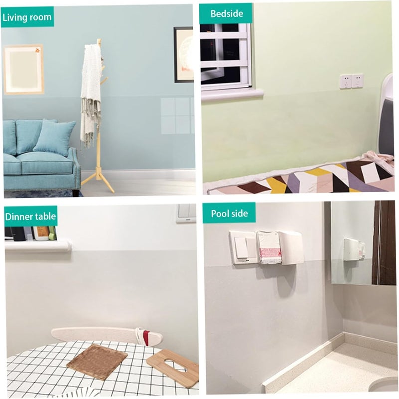 Sun Bird Oil Proof Kitchen Waterproof Wall Stickers Temperature Resistance Clear Wall Protector Transparent Tile Sticker, Kitchen Backsplash,Self Adhesive (12' X 78" Inch) - Image 5