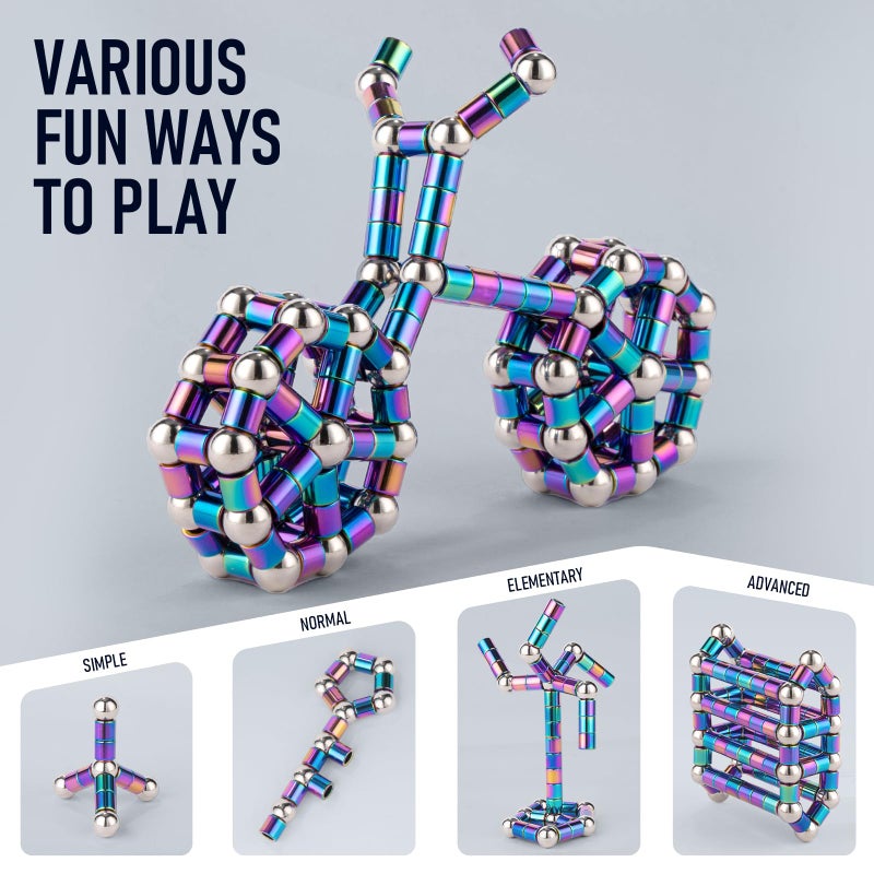 HBYLXTJ Color Fidget Pen,Magnetic Pen Fidget Toys,Cool Gadget Best for Stress and Anxiety Relief and Kill Time,Sensory Tool EDC Fidgeting Game,Unique Gifts for Adults and Teens - Image 3