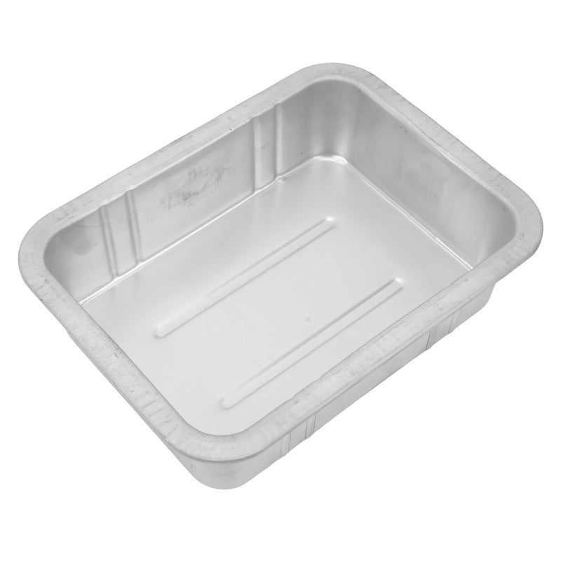 Oil Drain Pan:  Durable Rust Resistant Metal Construction - Leak Free Universal Oil Change Container for Automotive Mechanics, Home Garages, Outdoor Vehicle Maintenance - Image 3