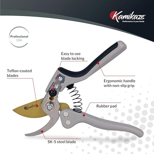 EZ Kut مقص تقليم EZ Kut Kamikaze Force الثقيل - أفضل مقصات للحدائق وهدايا للنساء والرجال - أدوات يدوية للحدائق منذ 1988 - Image 2