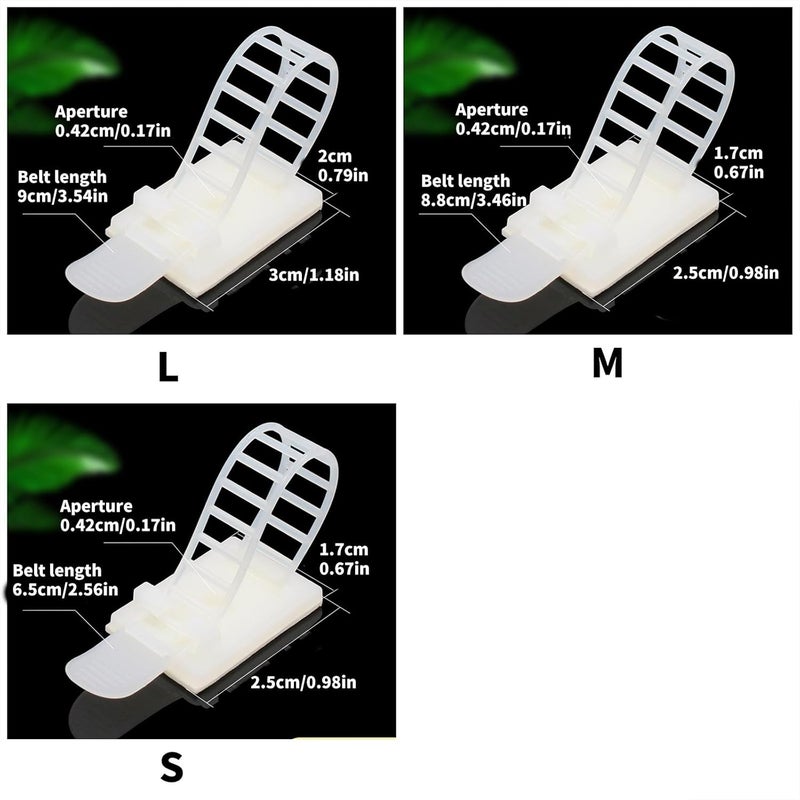 100 قطعة مشابك كابلات ذاتية اللصق حوامل أسلاك قابلة للتعديل لتنظيم المنزل والمكتب - Image 4