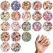 VEINARDYL 10000 pcs 20 Styles Clay Slices VEINARDYL Nail Art Slices Charms Fruit Heart Flower 3D Polymer Clay for DIY Crafts Resin Slime Making Cellphone Decoration - Image 2